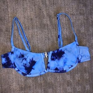 Never Worn** tie dye bikini top
